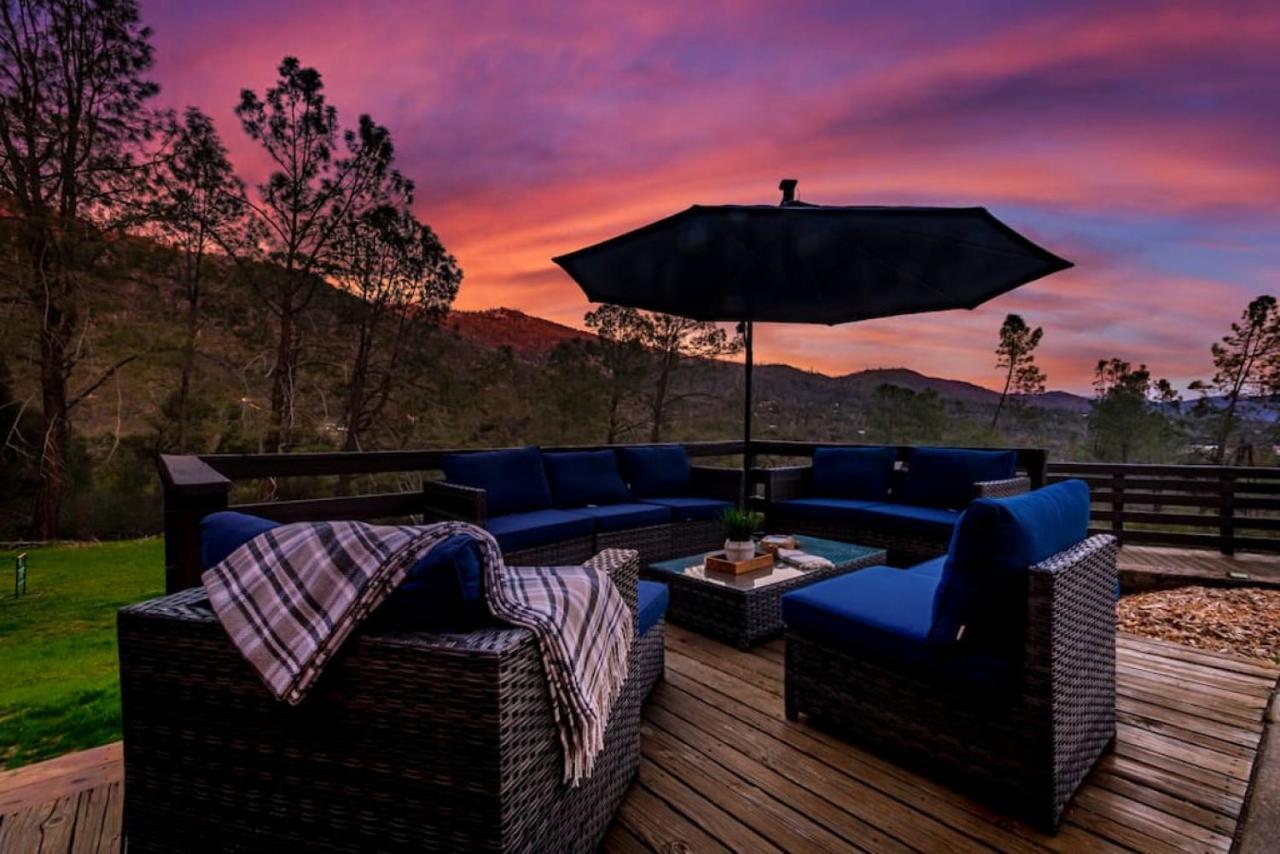 Sierra Vista Lookout Lodge With Creek, Waterfall And Waterholes, Minutes From Bass Lake And Yosemite South Gate North Fork Zewnętrze zdjęcie