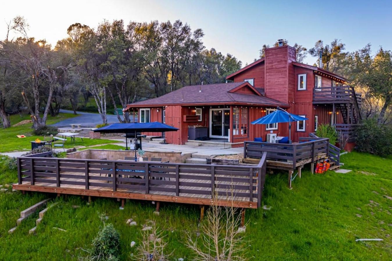 Sierra Vista Lookout Lodge With Creek, Waterfall And Waterholes, Minutes From Bass Lake And Yosemite South Gate North Fork Zewnętrze zdjęcie